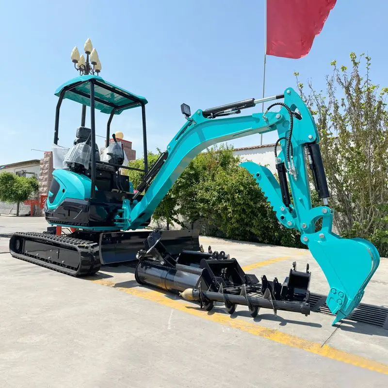 Mini excavador, pequeña excavadora, mini excavador, excavadora de 2.5 toneladas